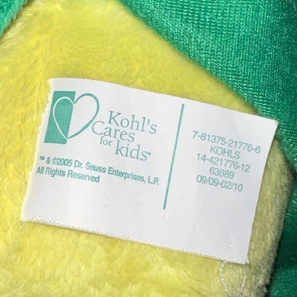 2005 Kohls  Cares Dr. Seuss Oh The Thinks You Can Think Plush Stuffed Animal - Picture 4 of 5